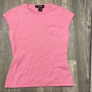 Pink Express Cashmere Top